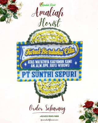 Papan Bunga Duka di Pardamean